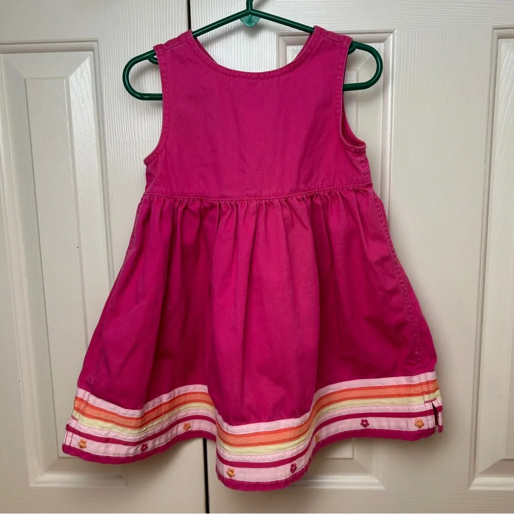 Vintage Y2K Baby Gap Pink Cotton Dress